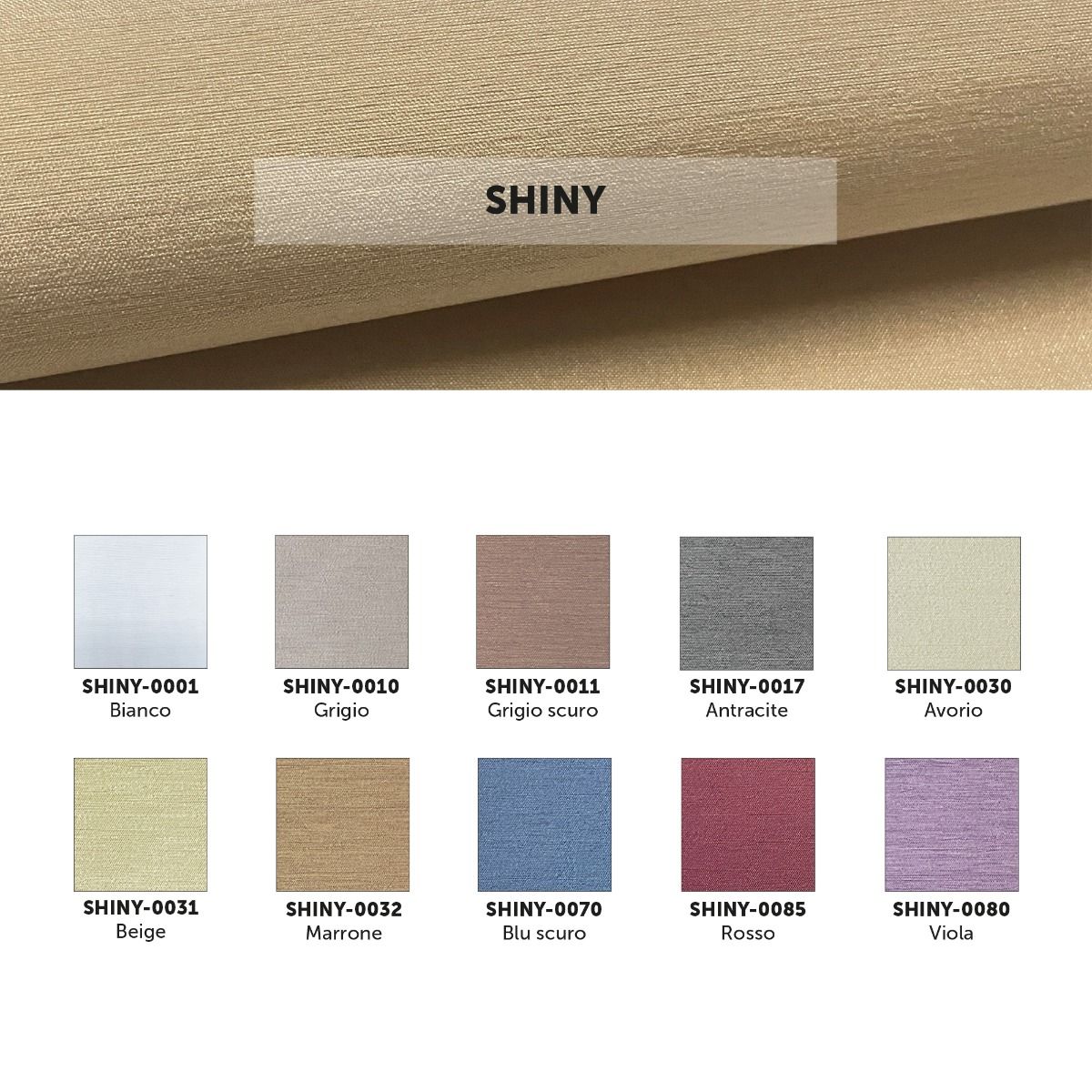 Tende a Rullo Decorative con tessuto Filtrante "Shiny" - 17912 - - immagine 3