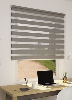 Tende a Rullo da interno con tessuto "Day and Night" Fiammate - 1104