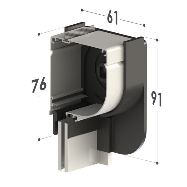 Zanzariera a molla con bottoncino. Virgo 40/55 € 37.64 - immagine 3
