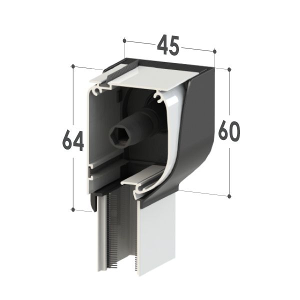 Zanzariera a molla verticale a rete senza bottoncini Wind 42 Simply € 38.37 - immagine 2